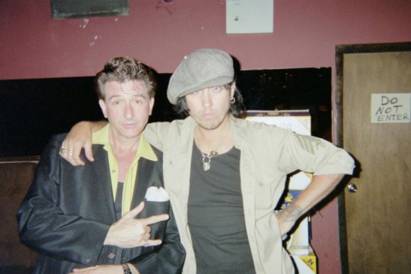 LUIGI (LUIGI & THE WISEGUYS) with SAMI YAFFA (MAD JUANA/NY DOLLS)