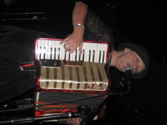 MARNI with the accordian.