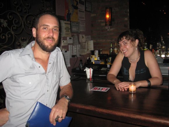 One of DELANCEY's mgrs. BRIAN and Bartender KATIE.