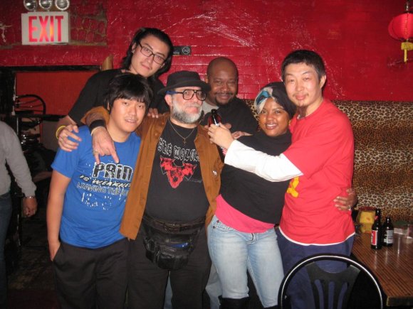 ZHANG YANG, XIAO FEI, Mr. WOOD, ?, PAPERGIRL and FANK KE