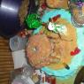 Another view of the cake made by THE MIGHTY AFRODITE!