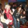 NATASHA, TONY WOLFMAN (SHEWOLVES), LAURA SATIVA (ex-SHEWOLVES) and MASAYO dancing to the LOVE PIRATES.