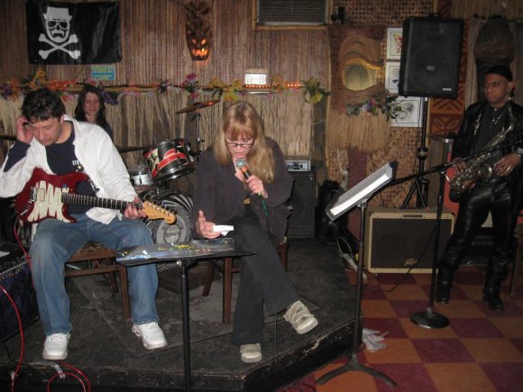 JOY RYDER & HER BAND du JOUR/ROMAN, JEANNE, JOY and CHUCK HANCOCK.