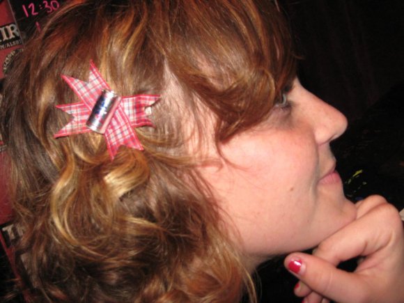 KERRY has a PBR hair barrette!