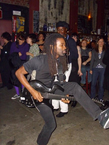 JEROME joins the crowd on the dance floor.