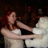 KARA dances with WHITE TEDDY.