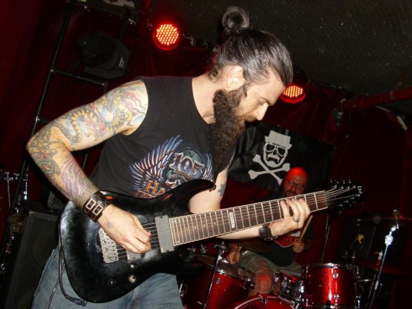 BEN with the 8 string guitar.