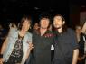 Members of the LOVE PIRATES, GASS WILD and ROB flanking SAMI YAFFA (NEW YORK DOLLS, MAD JUANA, HANOI ROCKS)