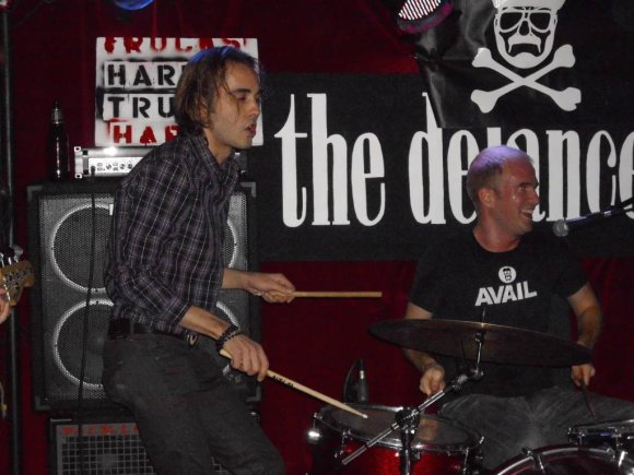 CHRIS joins PETE on the drums.