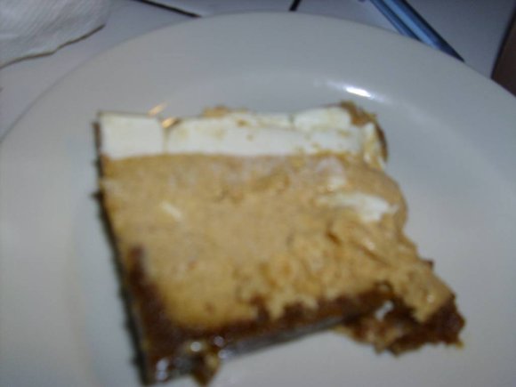 SARAH's homemade PUMPKIN CHEESECAKE!