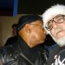 CHUCK "RAVEN" HANCOCK (MURPHY's LAW) whispering sweet nothings to Mr. WOOD!