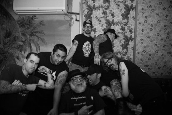 The Las Vegas DOUBLE DOWN SALOON "FRANK WOOD TATTOO" gang with Mr. WOOD!