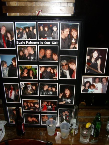 Photo collage of SUZY and her friends by ED X. YOUNG