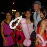 Girls from upstairs party at LUCKY's enjoy their erotic balloons, created by JOHN MURDCK!