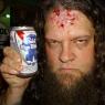 JEFF relaxing with a PBR after the show!