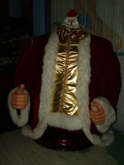 OTTO's SHRUNKEN HEAD SANTA!