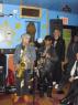 The Brass Section -DANNY RAY and RAVEN, with WILL, DAVE and FREDERIC behind them, enjoying it!