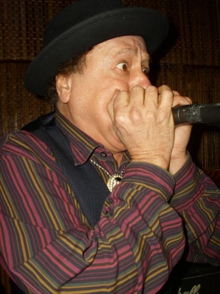 SCHEEBO BLOWS the harmonica!