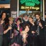 HIRO, JUN, SEIKO, NAOKO, Mr. WOOD, ANZA, NARUMI and BATCH outside OTTO's SHRUNKEN HEAD!