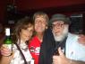 BARRIE MASTERS (EDDIE & THE HOT RODS) and Mr. WOOD hanging with BARRIE's wife!