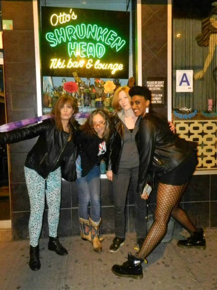 PATRICE, ANNE, SHAUNA and CYD pose in front of OTTO's!