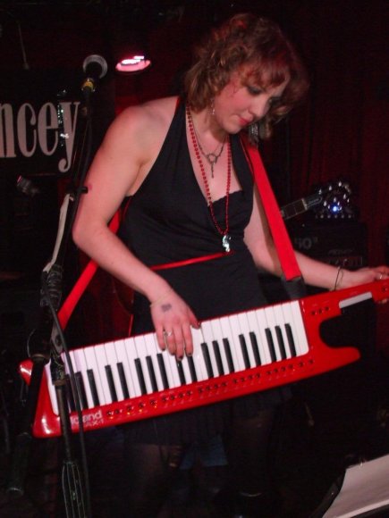 SARAH on the Keytar!