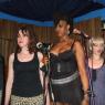 FRANK WOOD & HIS NYC ALL-STARS BAND/THE WOOD NYMPHS - CHRISTA McNAMEE (RIPE), CYD SILVER and KELLY MARGUEX (BLACK BETTIES)