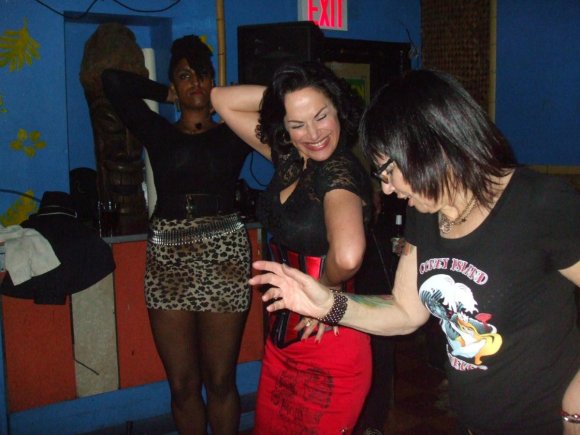 CYD SILVER, Birthday Girl CHERYL WILDCAT and PUMA PERL were dancing away almost all night long!