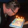 JOEY blowing out the candles on his Birthday Cake!