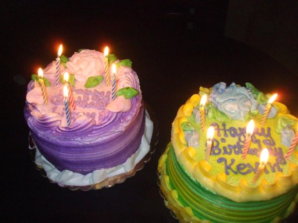 The BIRTHDAY CAKES!