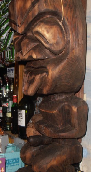 The New TIKI GOD is made of WOOD!