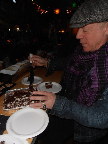 DANNY RAY cutting his Surprise Birthday Cake!