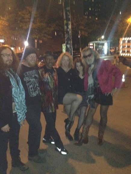 RONNIE, SEAN, RON, SARAH, JEANNE and RICK after the set!