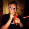 DOANALD SZTABNIK (THE DRAGONS, BLACK CATS NYC and...) enjoys his Tiki Drink!