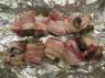 Jalapenos stuffed with Shrimp, wrapped in Bacon with a Maple Drizzle!