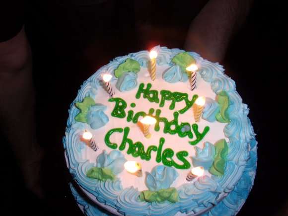 CHARLES' BIRTHDAY CAKE!