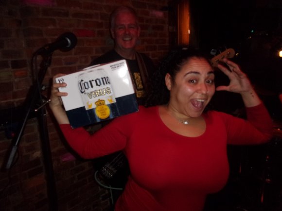 VENESSA won her a case of CORONA VIRUS as GARY laughs!