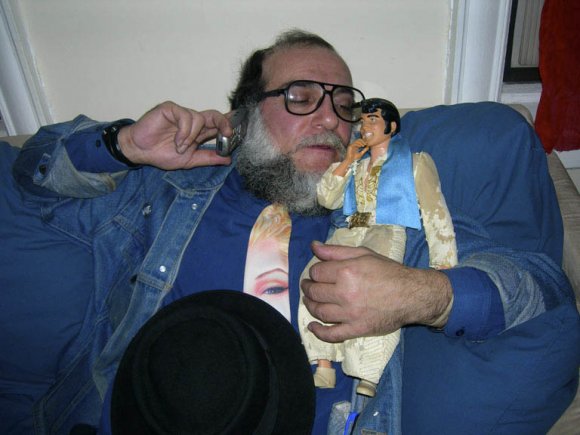 Mr. WOOD with TINY ELVIS at ODETTE's Party - Dec 2007