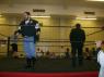 BIG RON awaiting LUCIFER entry to the ring.